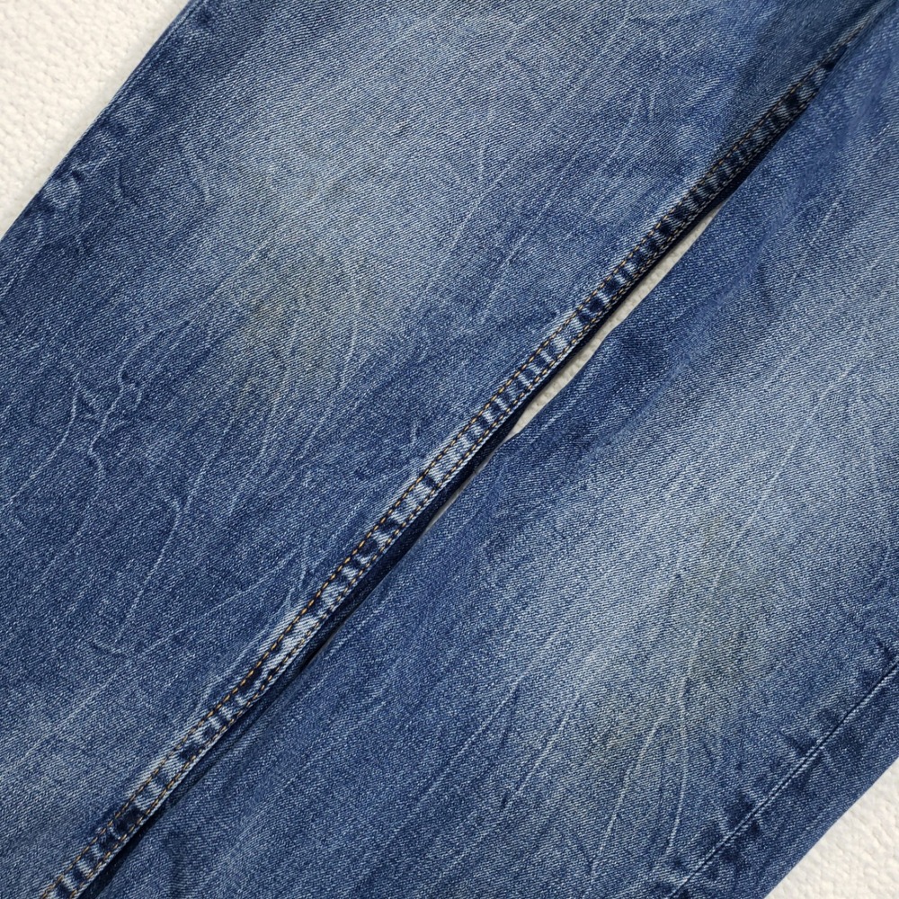 Levi's 502 Jeans Mens 32x30 Blue Regular Taper Medium Wash Lightning Fade Denim - Picture 4 of 14